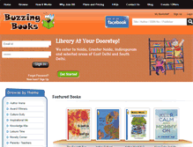 Tablet Screenshot of buzzingbooks.com